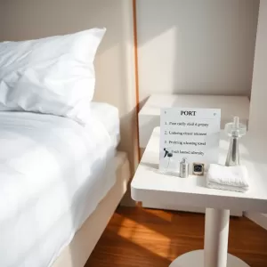 Procedura sprzątania pokoju na czysto w punktach